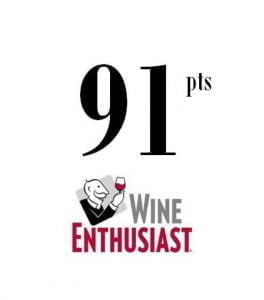 Wine Enthusiast 91pts