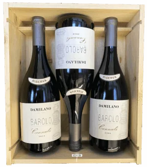 Damilano Barolo Cannubi Riserva - 3 jaargangen in kist