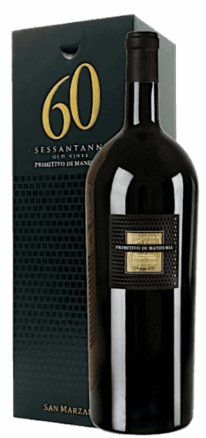 Sessantanni Primitivo di Manduria DOP San Marzano - magnum in kist