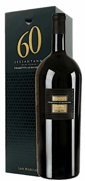 Sessantanni Primitivo di Manduria DOP San Marzano - magnum in kist